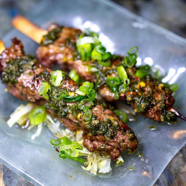 Ribeye Skewers.