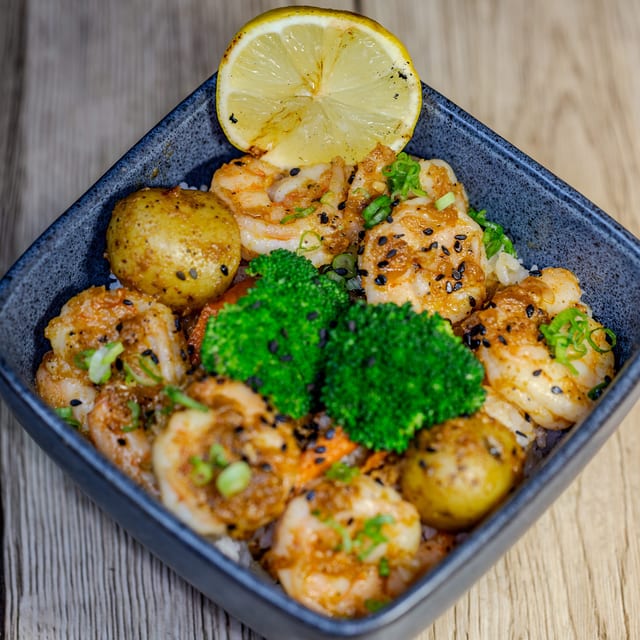 Cajun Shrimp Bowl.